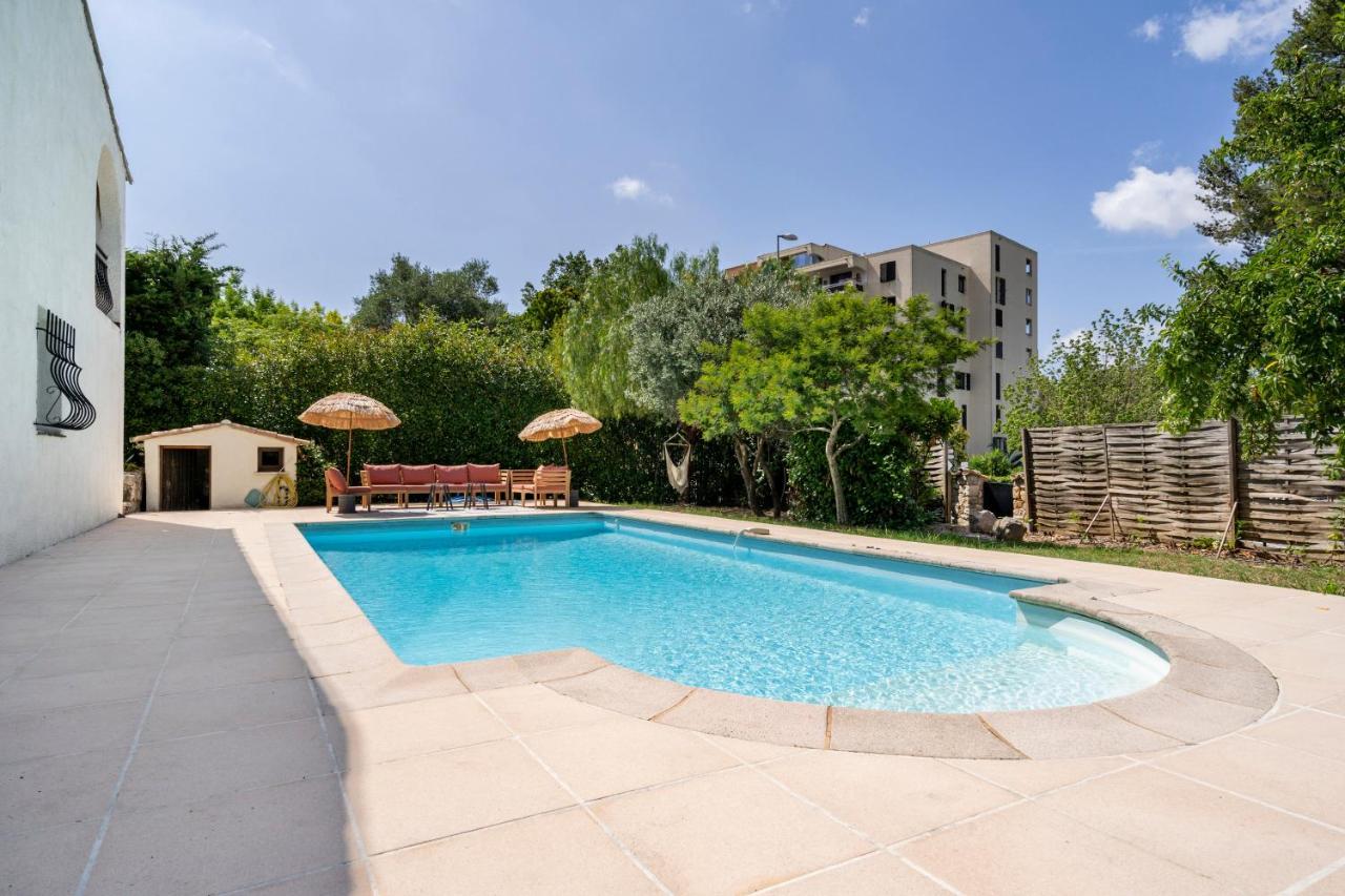 Belle Villa De Charme Avec Piscine Antibes Exterior foto
